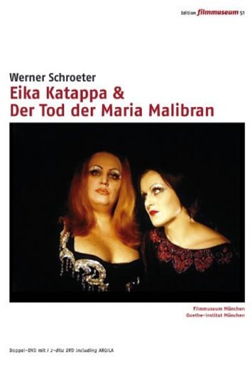 L'affiche originale du film The Death of Maria Malibran en allemand