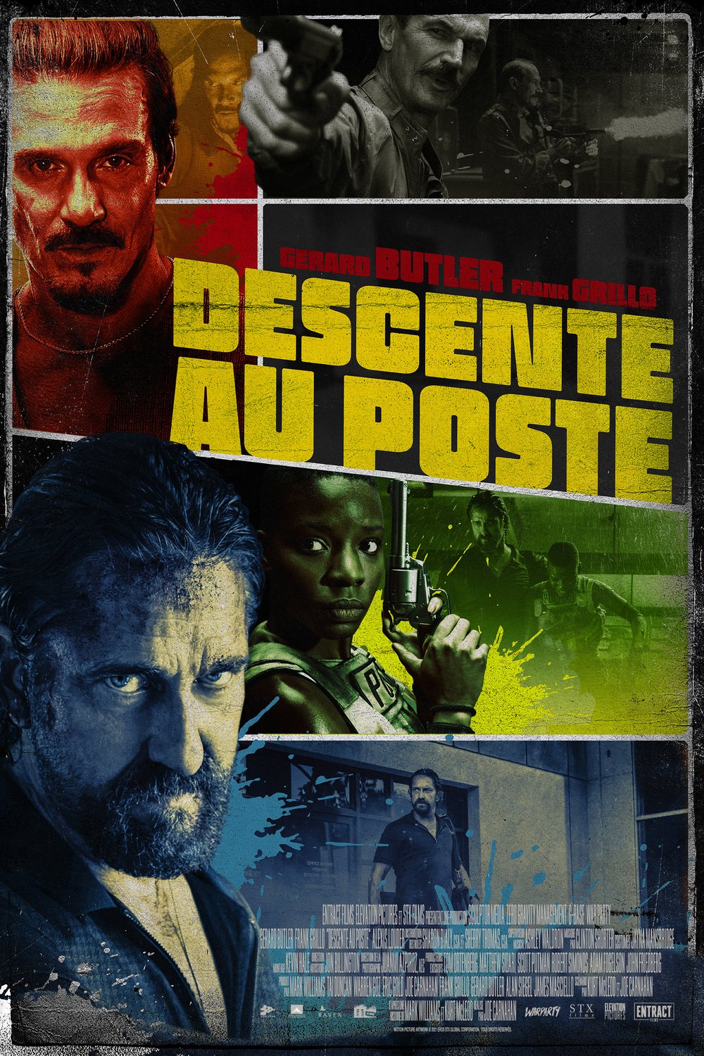 L'affiche du film Descente au poste