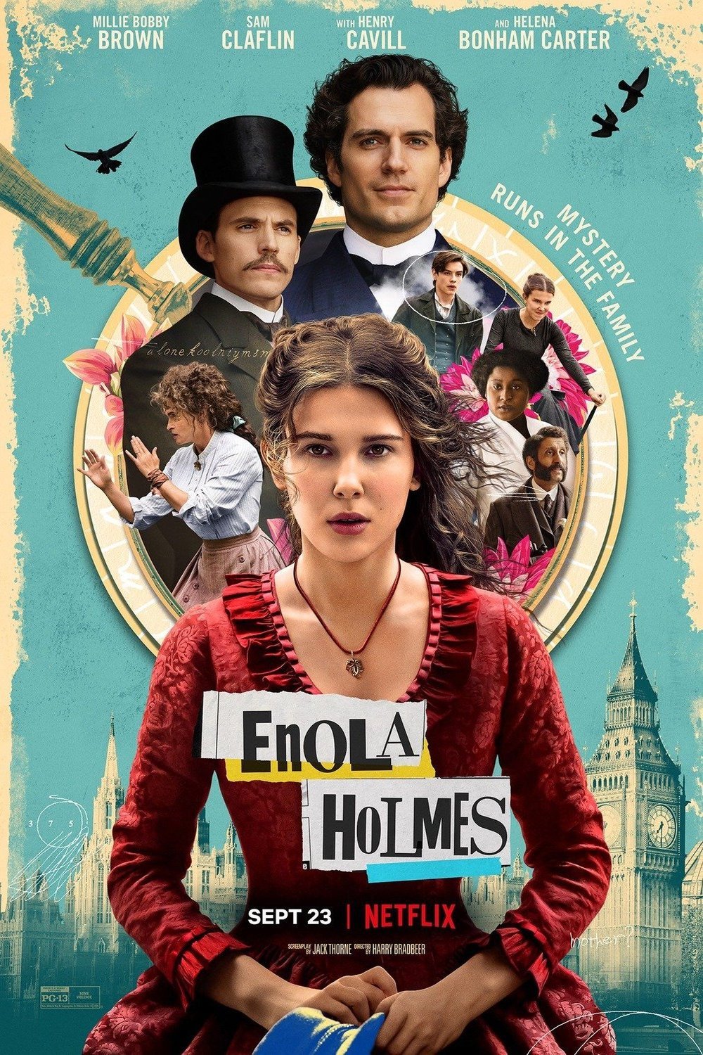 L'affiche du film Enola Holmes