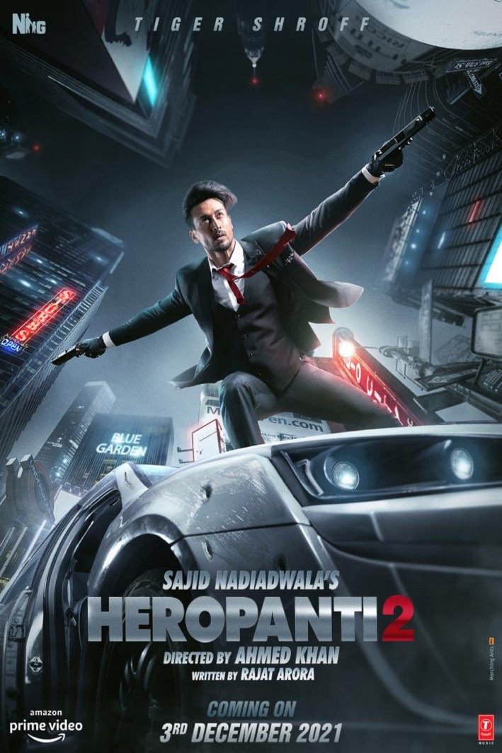Hindi poster of the movie Heropanti 2