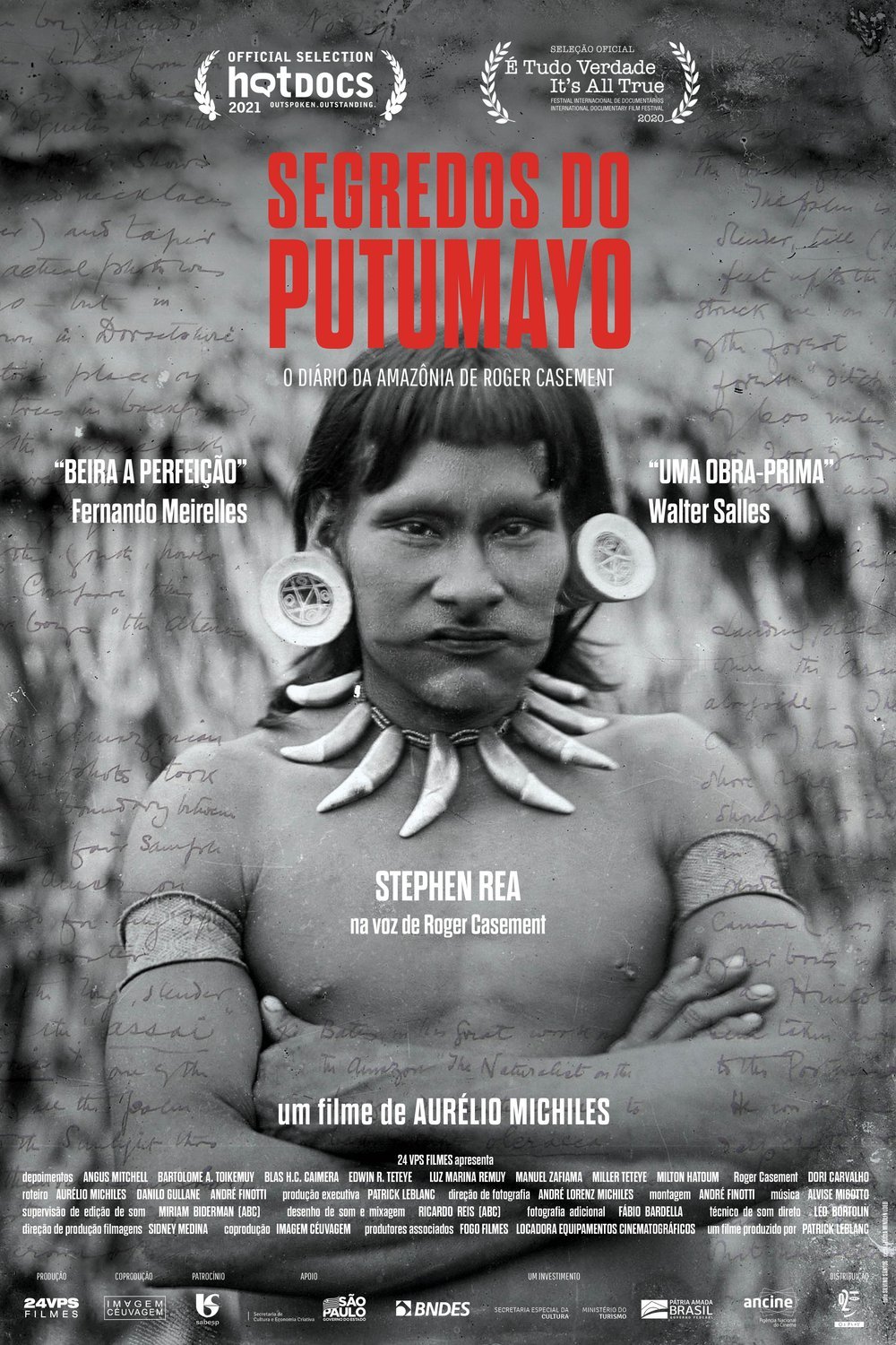 L'affiche originale du film Secrets from Putumayo en portugais