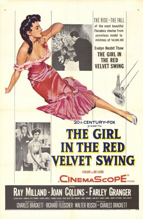 L'affiche du film The Girl in the Red Velvet Swing