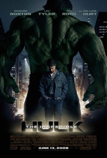 L'affiche du film The Incredible Hulk