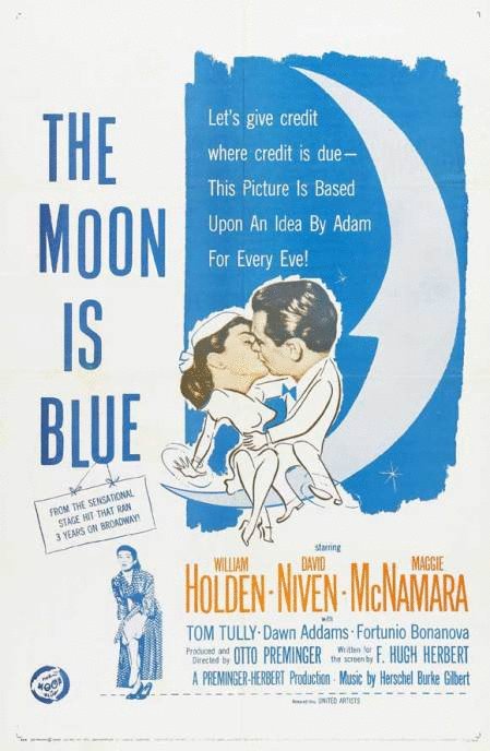 L'affiche du film The Moon is Blue