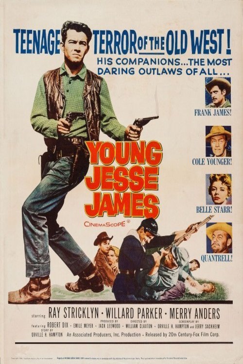 L'affiche du film Young Jesse James