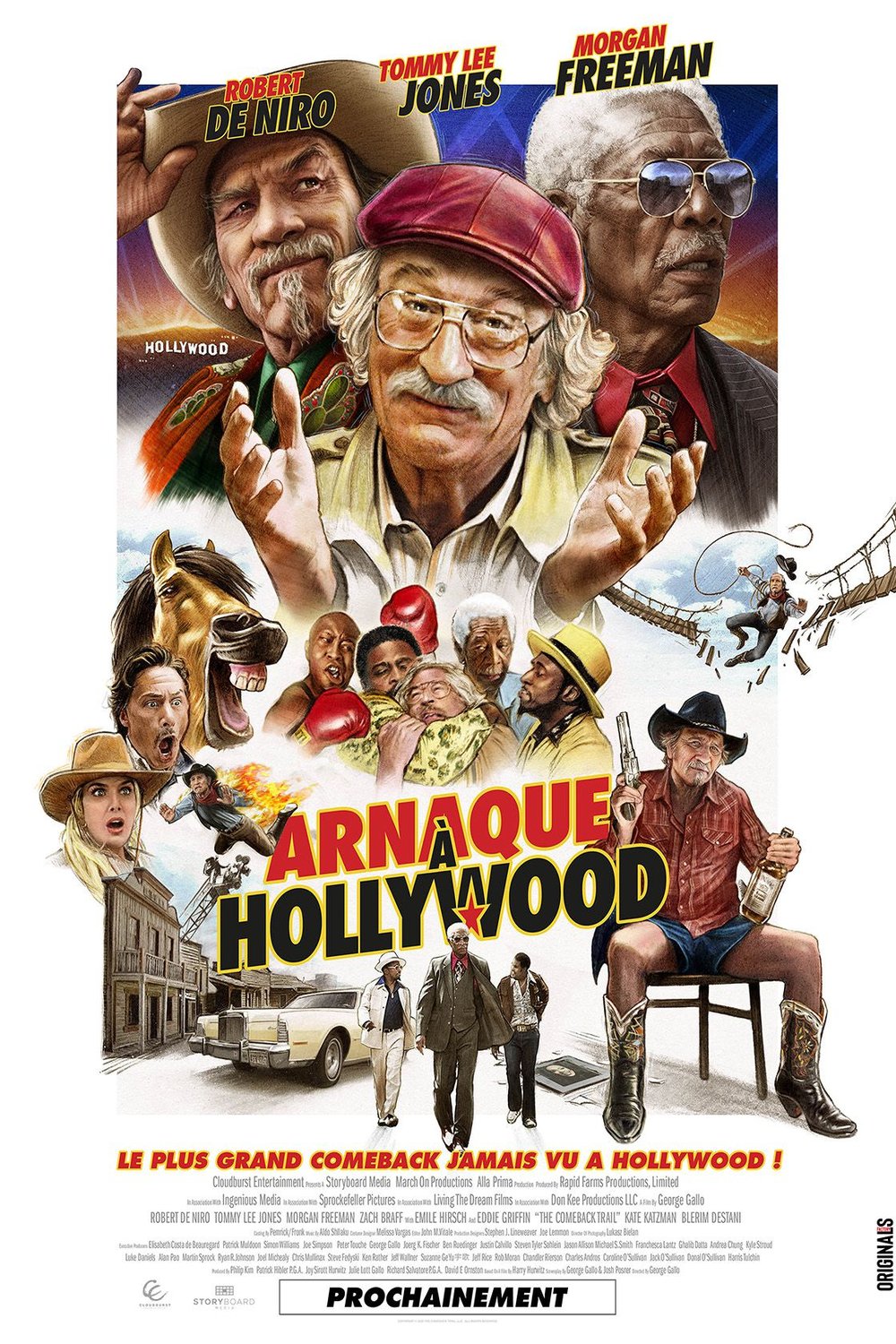 L'affiche du film Arnaque à Hollywood