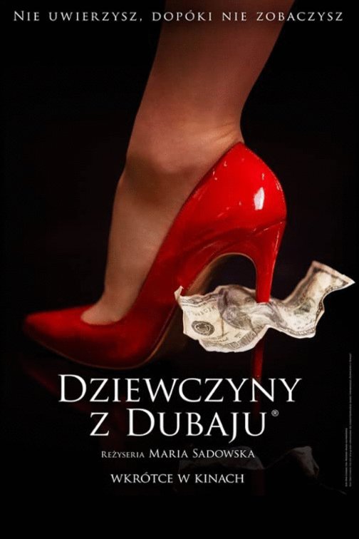 L'affiche originale du film Dziewczyny z Dubaju en polonais