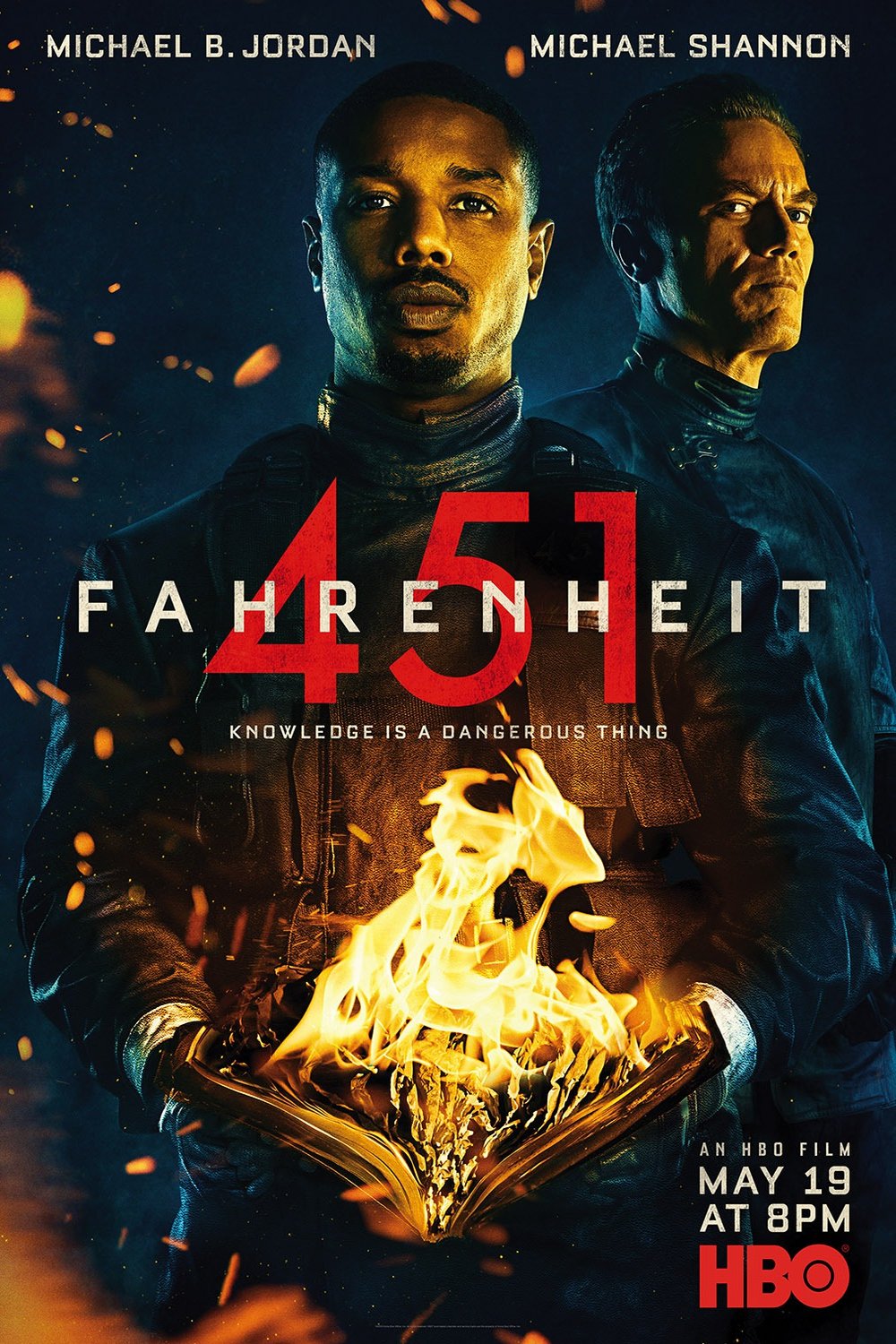 L'affiche du film Fahrenheit 451