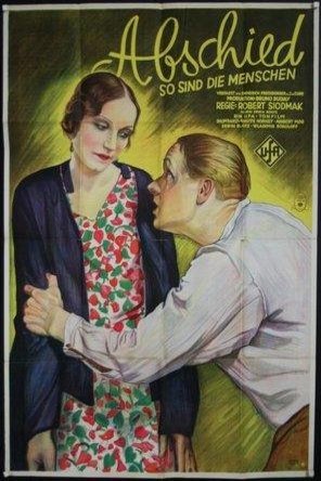 German poster of the movie Abschied