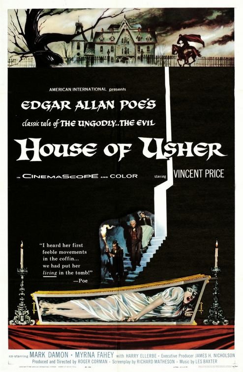 L'affiche du film House of Usher