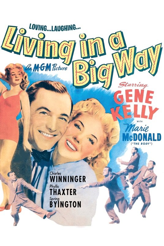 L'affiche du film Living in a Big Way