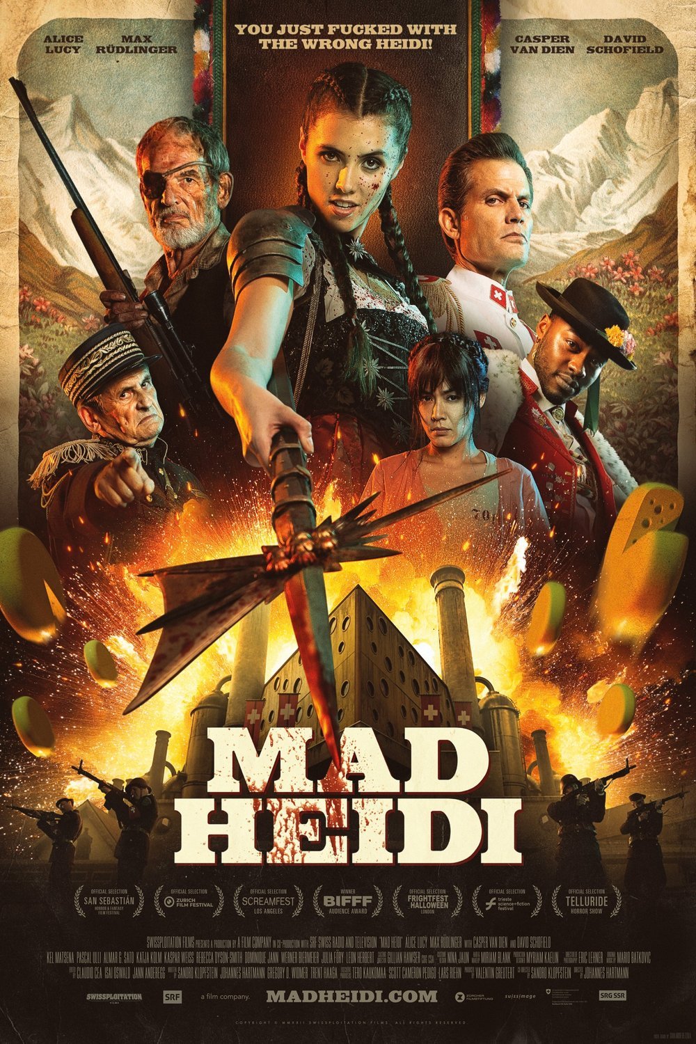 L'affiche du film Mad Heidi