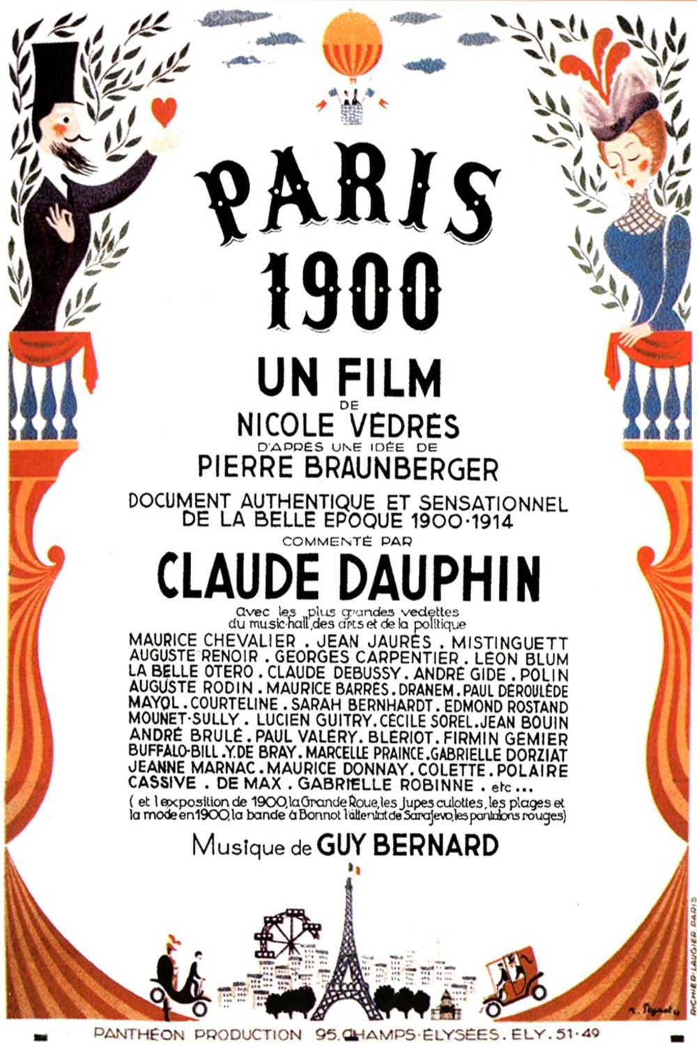 L'affiche du film Paris 1900