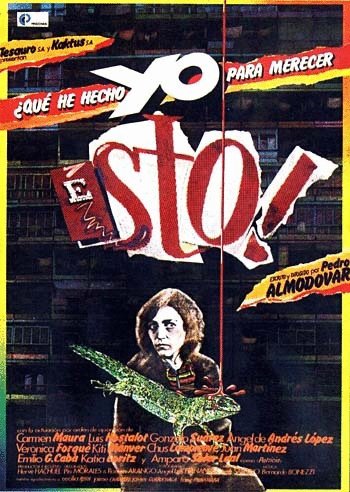 L'affiche originale du film Qué he hecho yo para merecer esto!! en espagnol