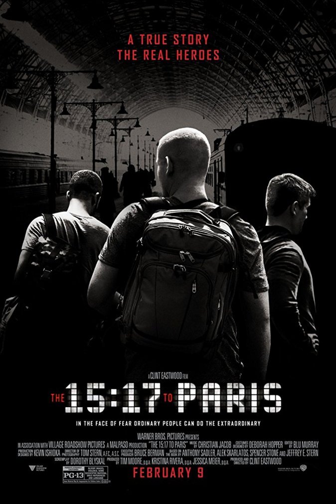 L'affiche du film The 15:17 to Paris