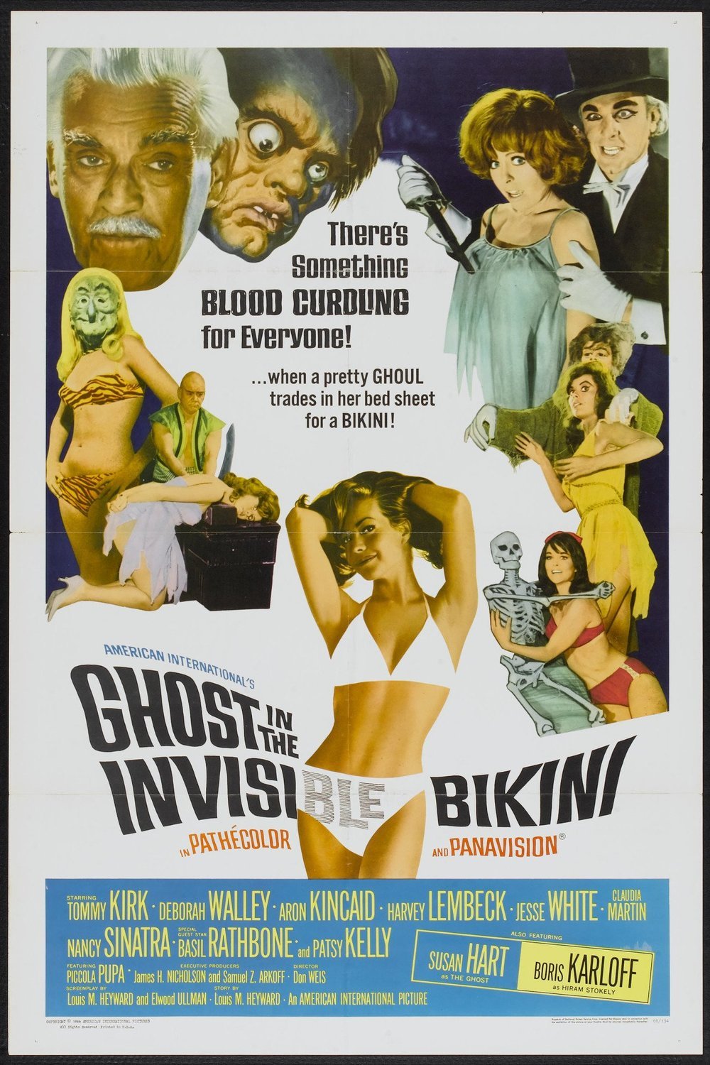 L'affiche du film The Ghost in the Invisible Bikini