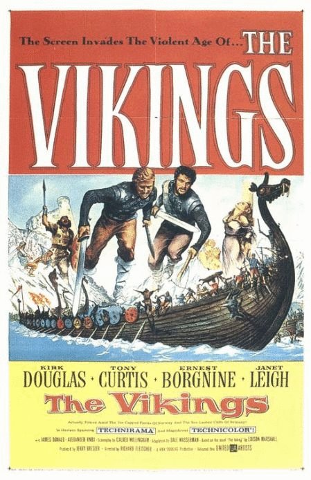 L'affiche du film The Vikings