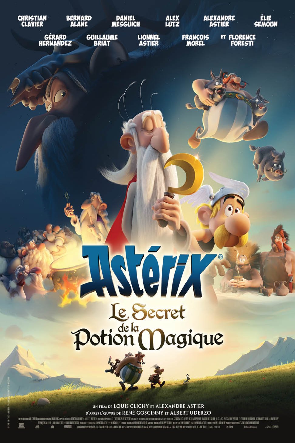 L'affiche du film Asterix: The Secret of the Magic Potion