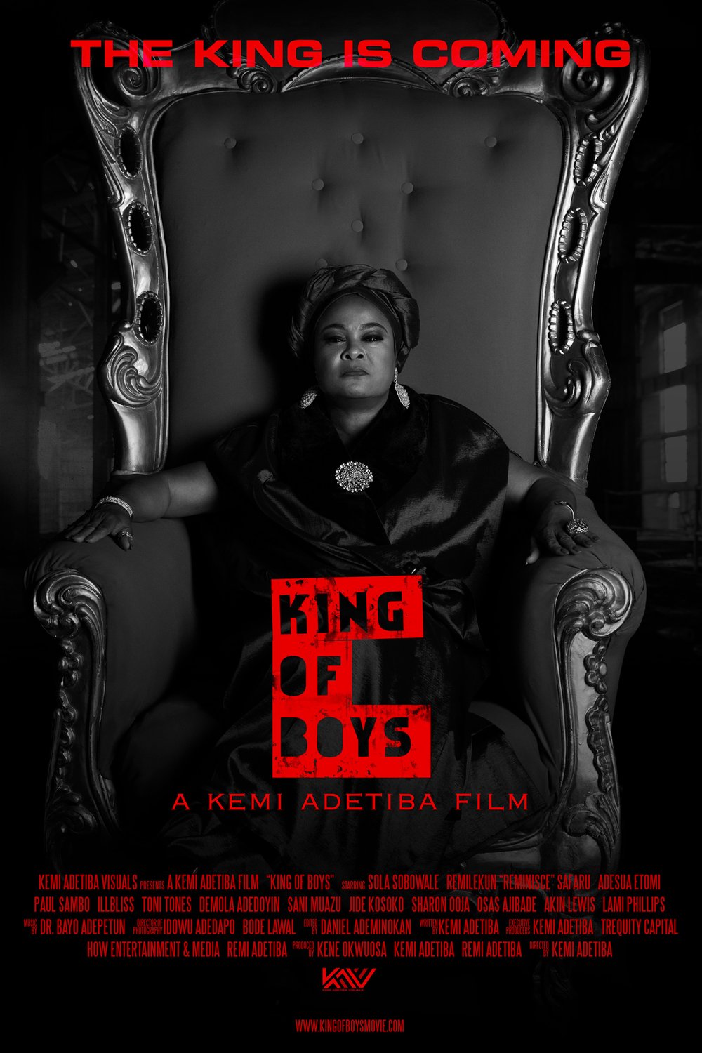 L'affiche originale du film King of Boys en Yoruba