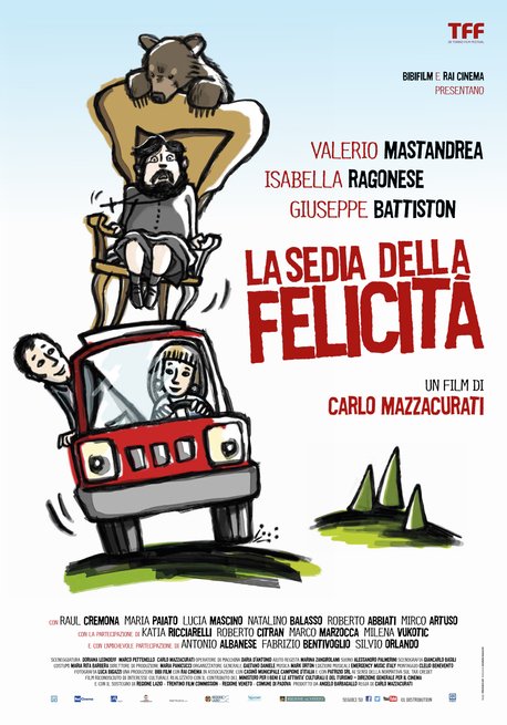 L'affiche originale du film La Sedia della felicità en italien