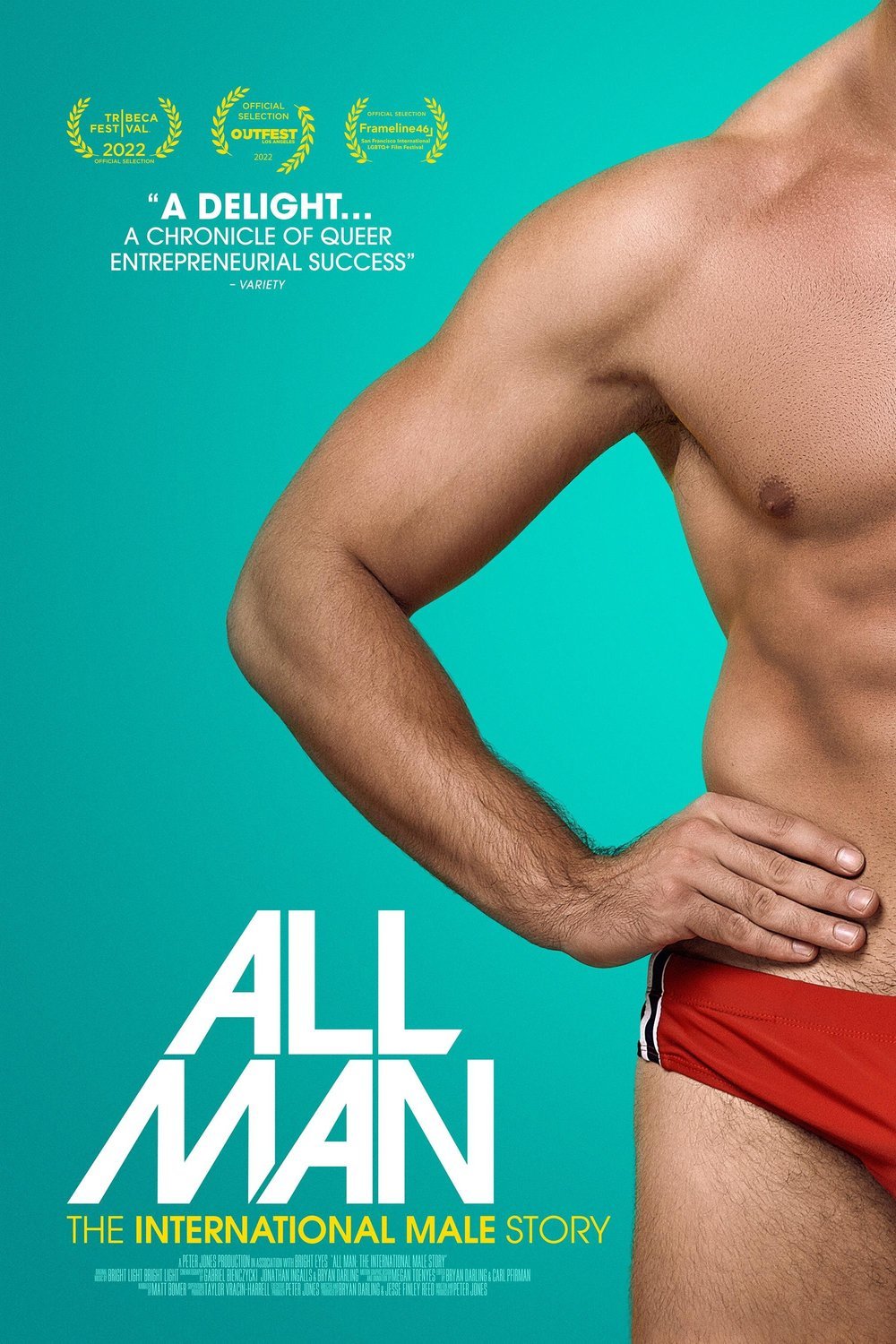 L'affiche du film All Man: The International Male Story