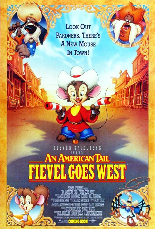 L'affiche du film An American Tail: Fievel Goes West