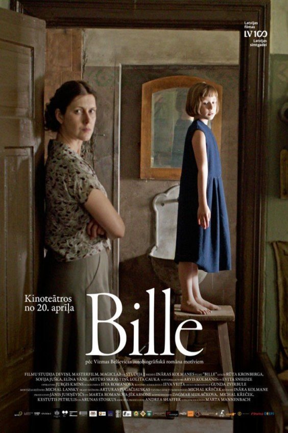 L'affiche originale du film Bille en Letton