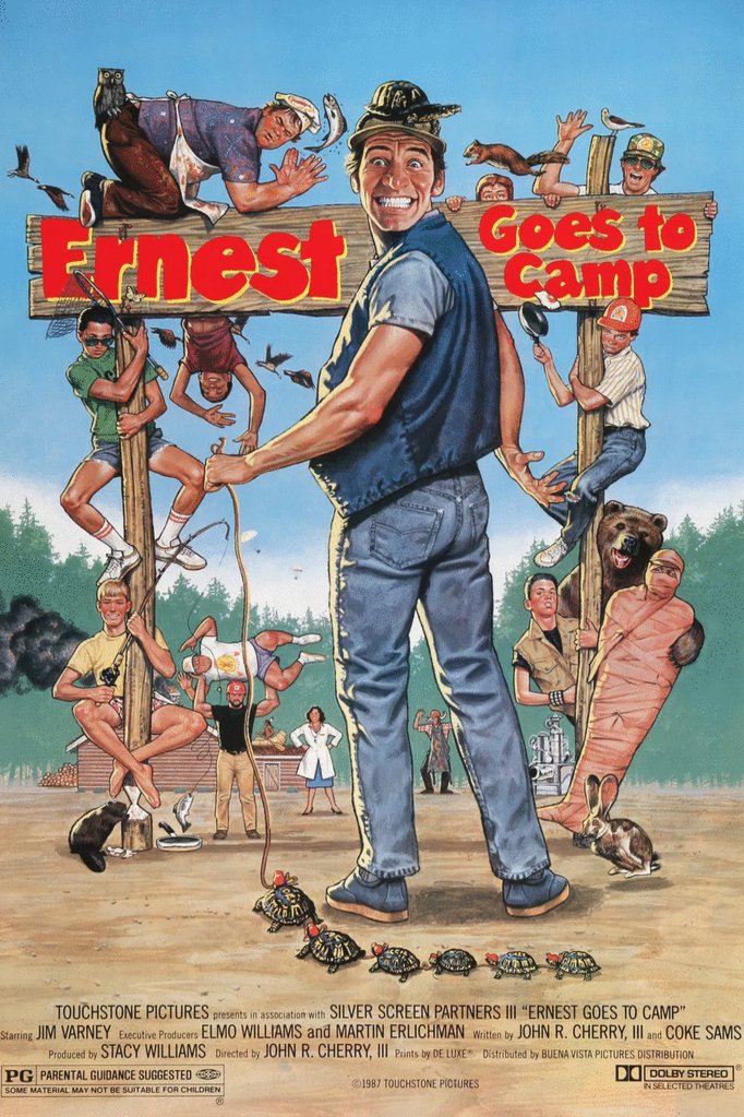 L'affiche du film Ernest Goes to Camp