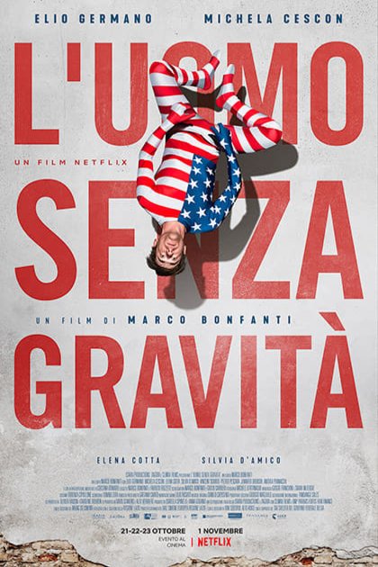 L'affiche originale du film L'uomo senza gravità en italien