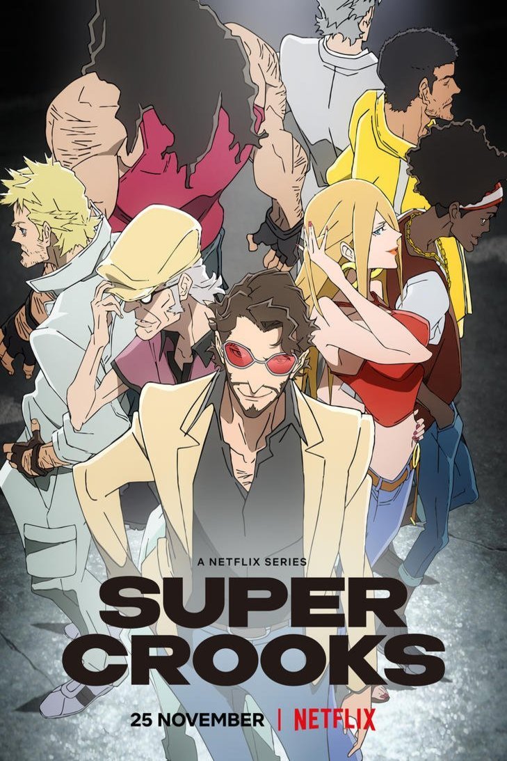 L'affiche originale du film Super Crooks en japonais