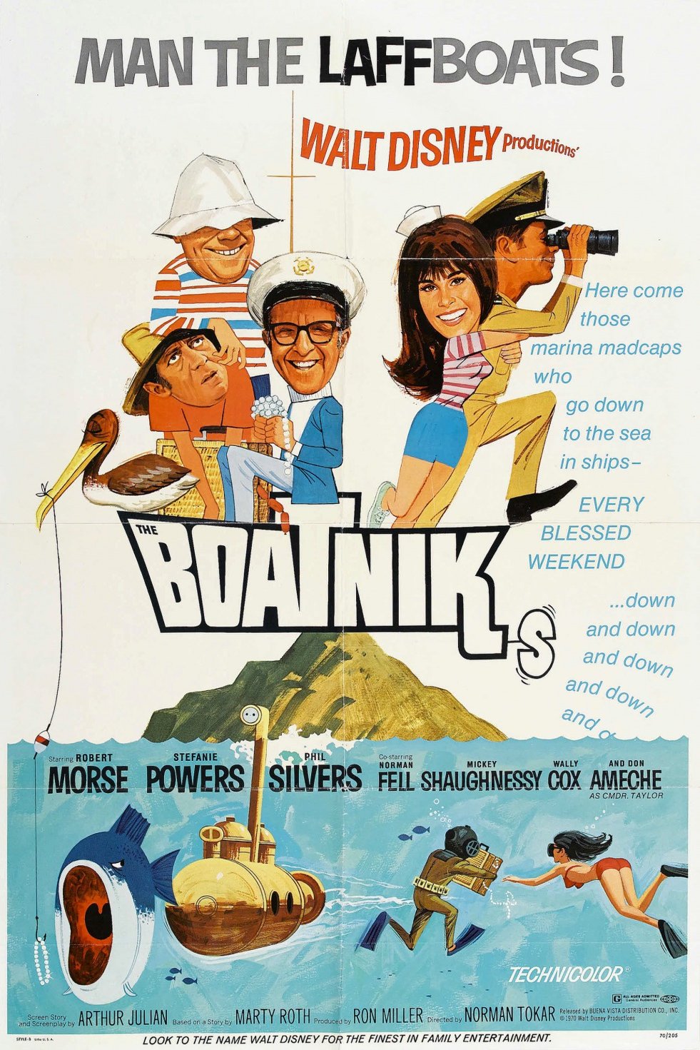 L'affiche du film The Boatniks