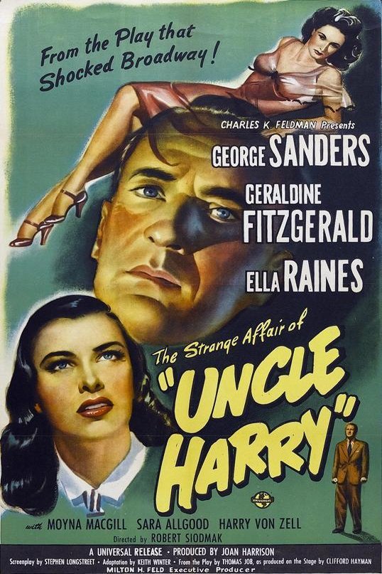 L'affiche du film The Strange Affair of Uncle Harry
