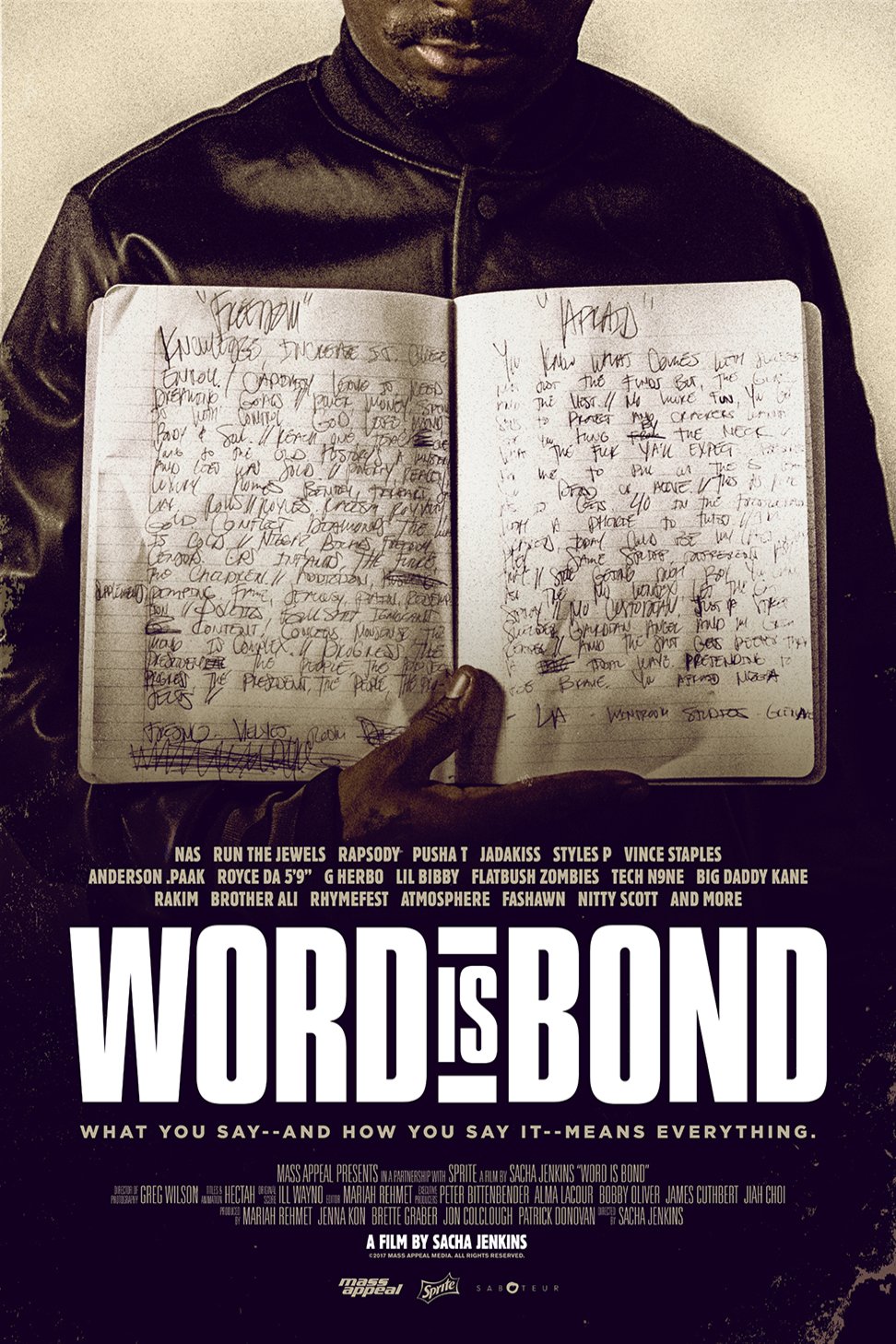 L'affiche du film Word is Bond
