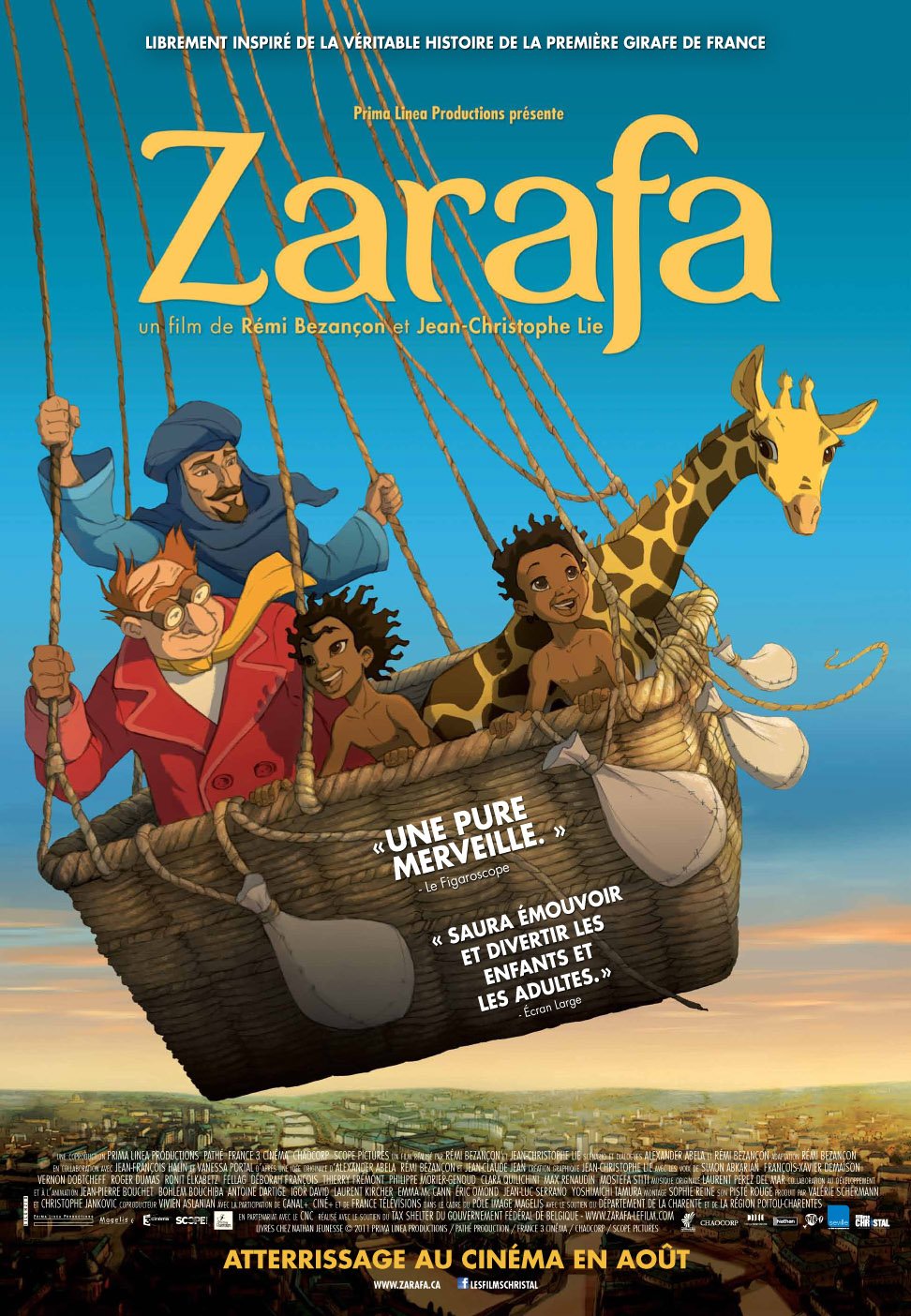 L'affiche du film Zarafa