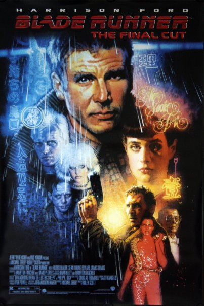 L'affiche originale du film Blade Runner v.f. en anglais