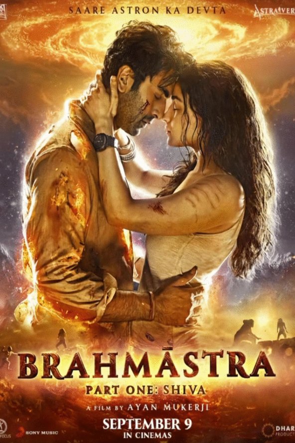L'affiche originale du film Brahmastra Part One: Shiva en Hindi