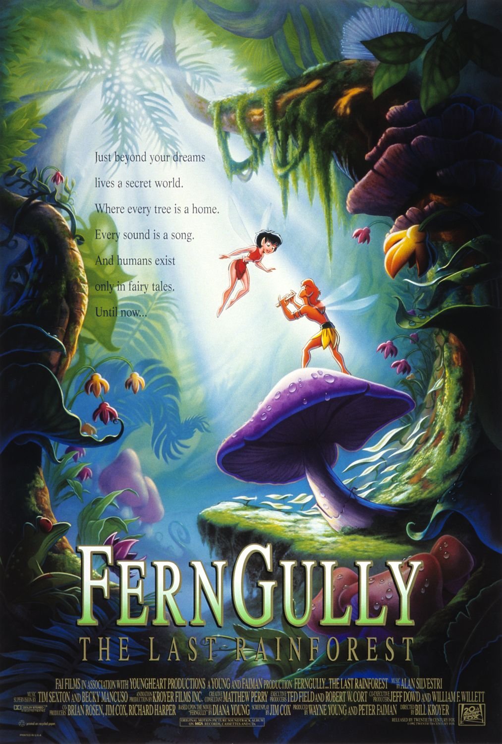 L'affiche du film Ferngully: The Last Rainforest