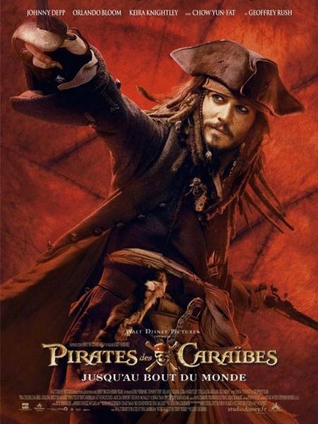 L'affiche du film Pirates des Caraïbes: Jusqu'au bout du Monde