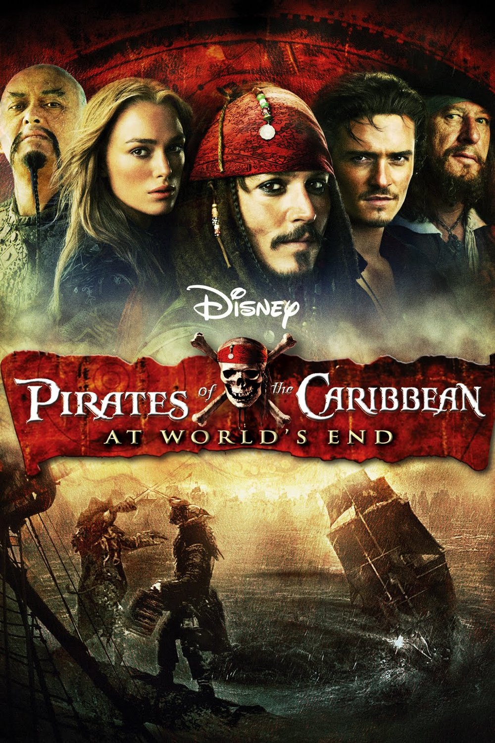 L'affiche du film Pirates of the Caribbean: At World's End