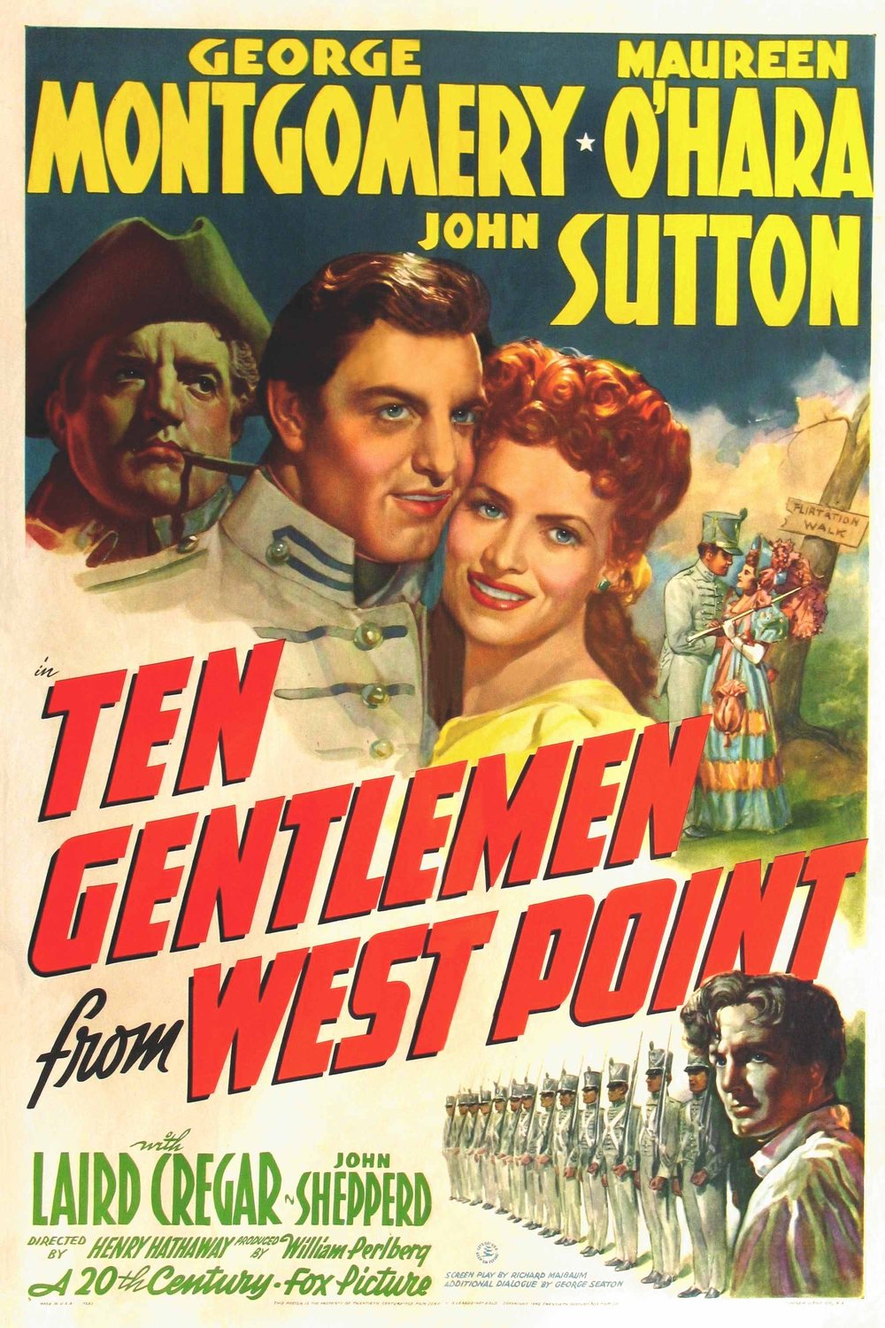 L'affiche du film Ten Gentlemen from West Point