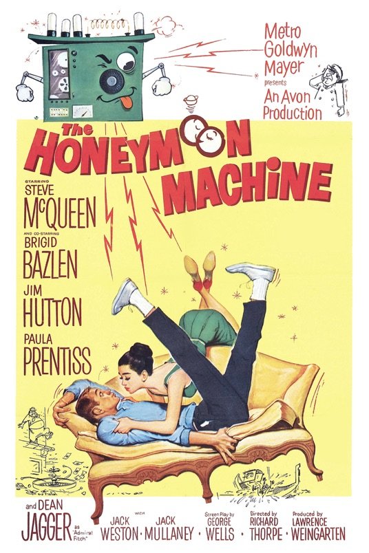 L'affiche du film The Honeymoon Machine