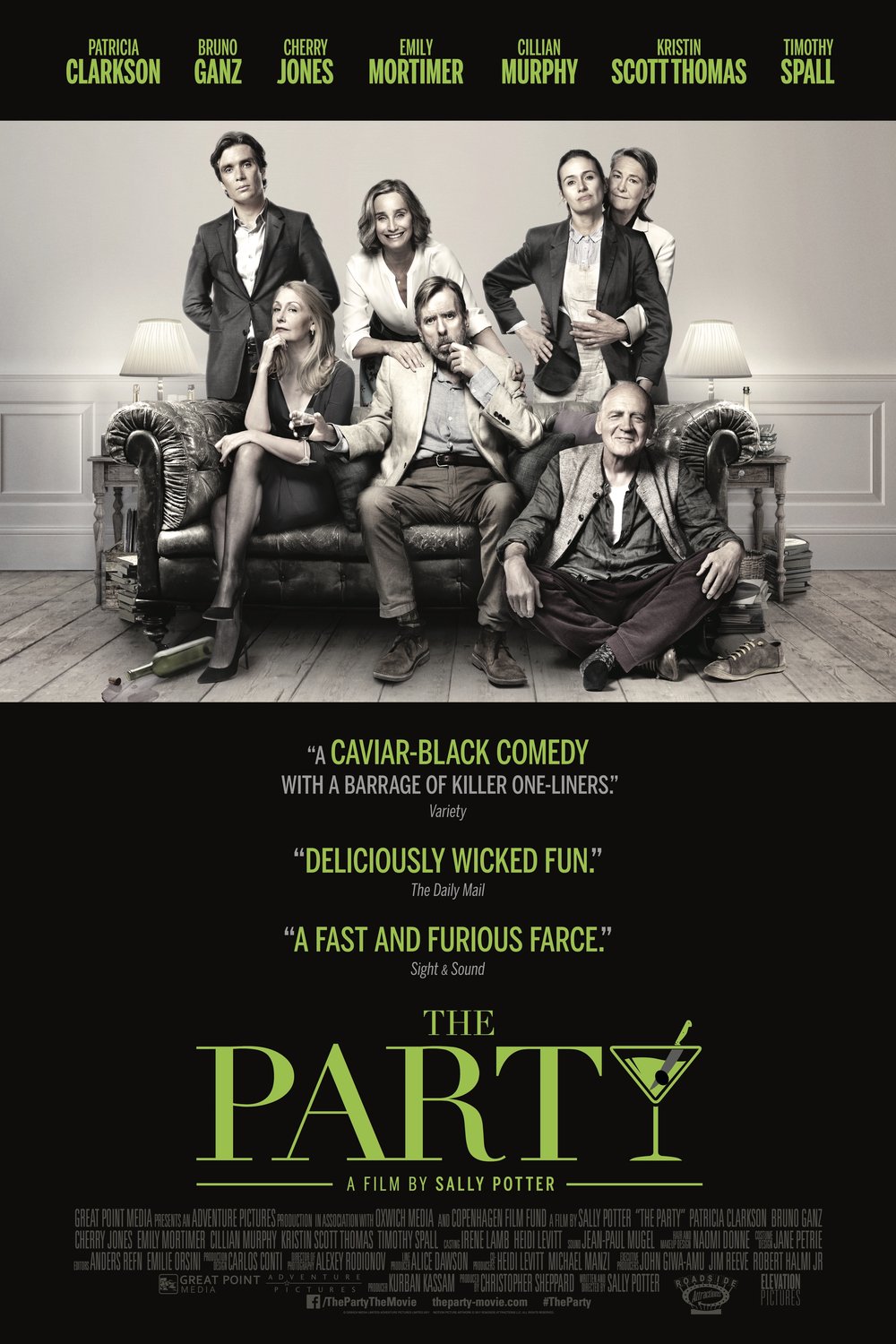L'affiche du film The Party