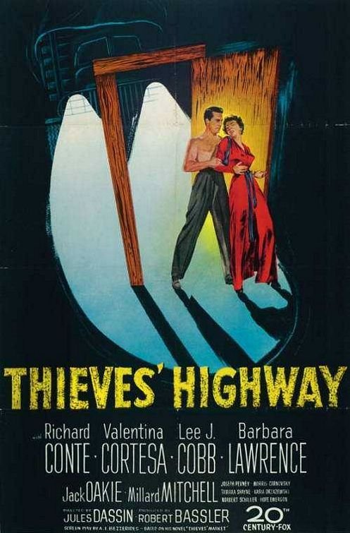 L'affiche du film Thieves' Highway