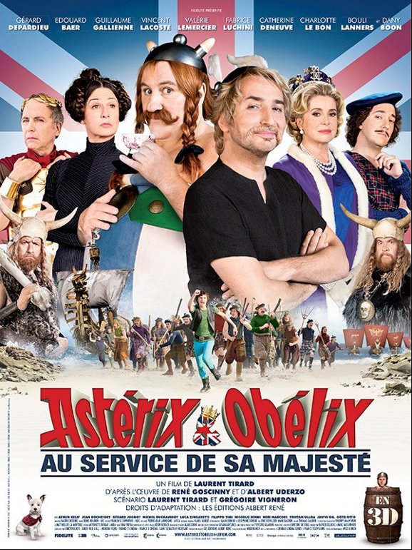 L'affiche du film Astérix et Obélix: Au service de Sa Majesté