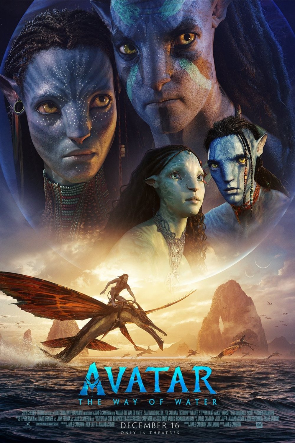 L'affiche du film Avatar: The Way of Water