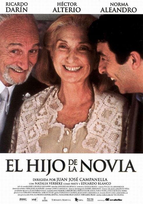L'affiche originale du film Le Fils de la mariée en espagnol