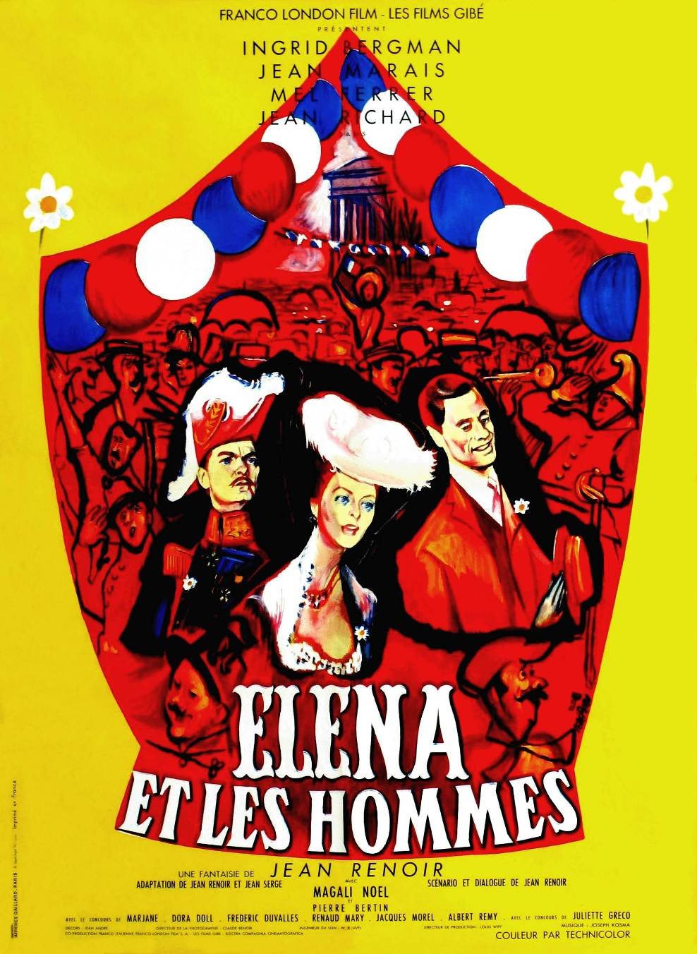 L'affiche du film Elena et les hommes