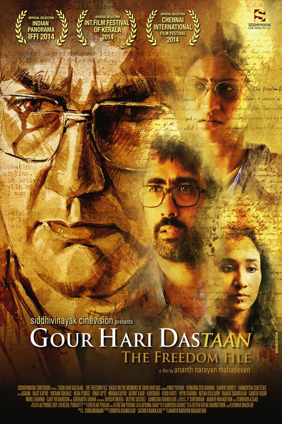 L'affiche originale du film Gour Hari Dastaan: The Freedom File en Hindi