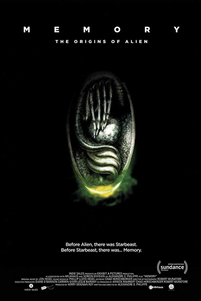 L'affiche du film Memory: The Origins of Alien