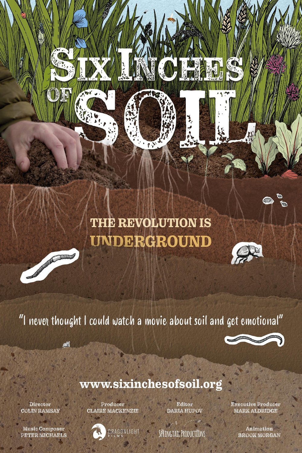 L'affiche du film Six Inches of Soil